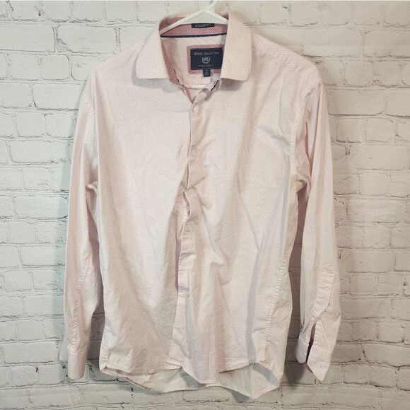 Men's Report Collection "Modern Fit" longsleeve button-down shirt, size Large - Picture 1 of 3